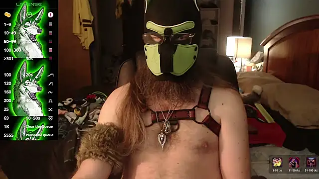 kinkywolf429 online show from July 1, 11:15 pm