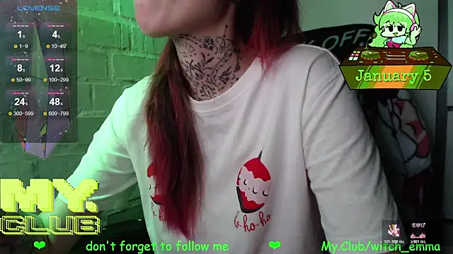 Witch Emma online show from January 5, 6:22 pm