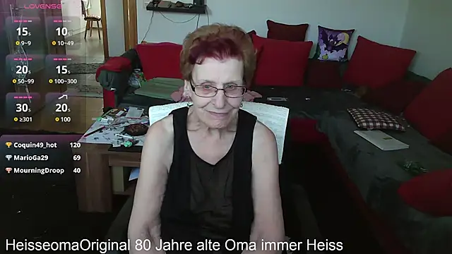 HeisseomaOriginal online show from March 16, 2:22 pm