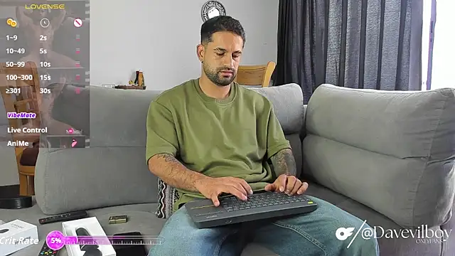 Davevilboy online show from October 15, 12:27 pm