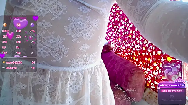 lilac night33 online show from February 14, 4:41 pm