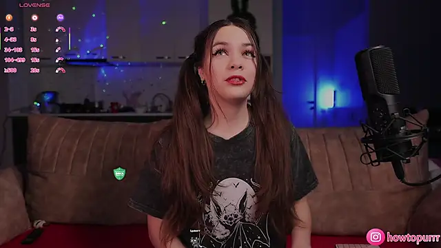 Snapshot of How2Meow chatting on January 9, 5:26 pm How2Meow online show from January 9, 5:26 pm