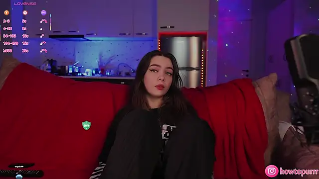 Snapshot of How2Meow chatting on February 1, 5:44 pm How2Meow online show from February 1, 5:44 pm