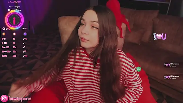 Snapshot of How2Meow chatting on April 3, 6:17 pm How2Meow online show from April 3, 6:17 pm