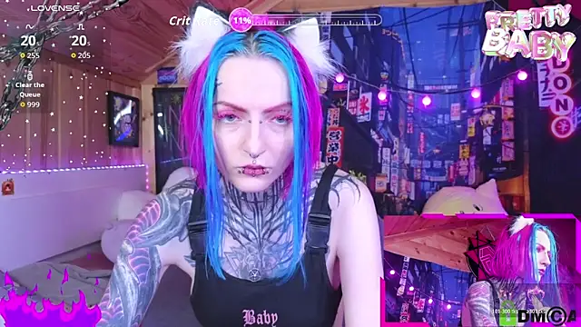 Snapshot of NekoCyber chatting on November 23, 4:56 am NekoCyber online show from November 23, 4:56 am