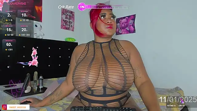 SWEETVICKY XX online show from January 12, 1:32 am