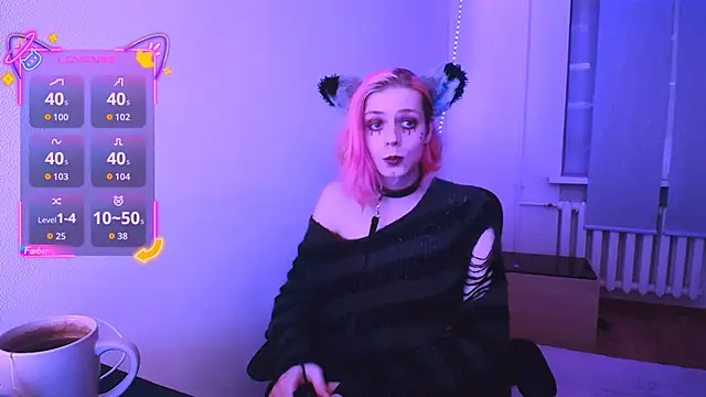 Snapshot of Littlepinkcat chatting on February 8, 5:27 pm Littlepinkcat online show from February 8, 5:27 pm