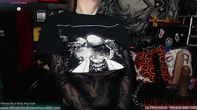 Snapshot of Silentmary chatting on February 7, 1:36 am Silentmary online show from February 7, 1:36 am