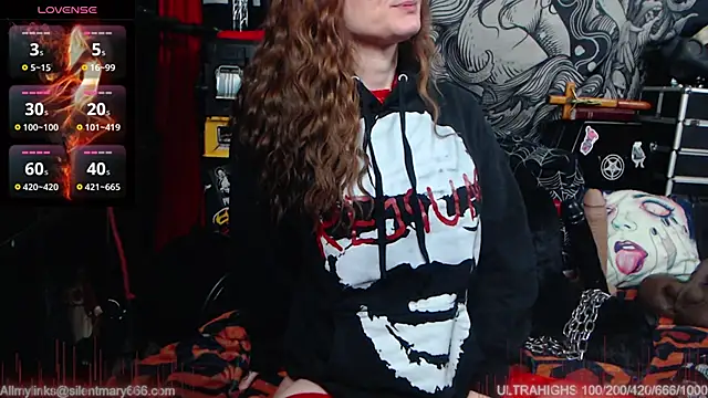 Snapshot of Silentmary chatting on March 1, 12:28 am Silentmary online show from March 1, 12:28 am