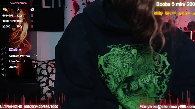 Snapshot of Silentmary chatting on October 24, 11:17 am Silentmary online show from October 24, 11:17 am