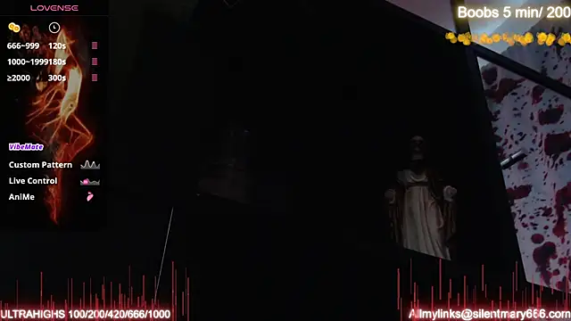 Snapshot of Silentmary chatting on October 30, 3:35 pm Silentmary online show from October 30, 3:35 pm