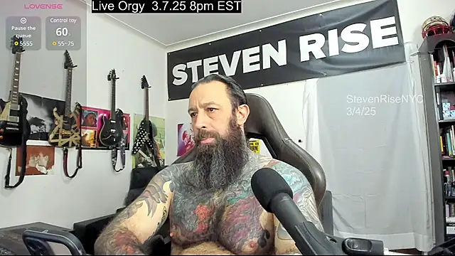 StevenRiseNYC online show from March 6, 2:18 pm