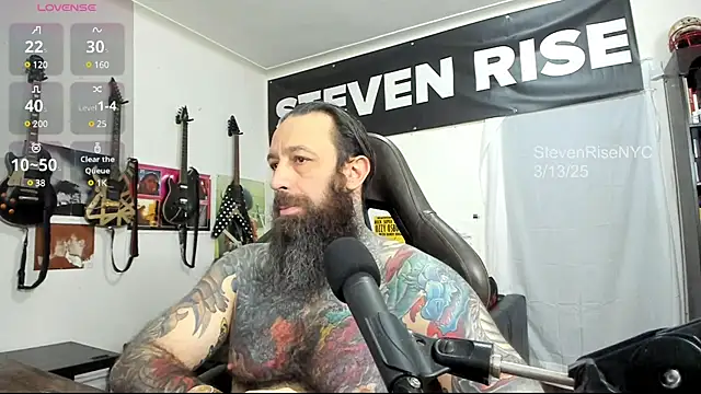 StevenRiseNYC online show from March 13, 1:40 pm